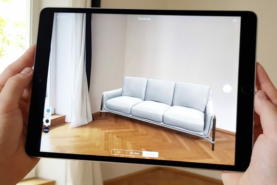 (Mit der Vuframe-Lösung können Händler einen digitalen Showroom erstellen. (Bild: Vuframe))