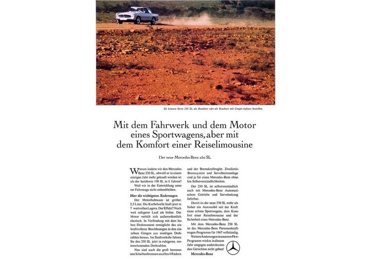 Mercedes präsentierte einen späteren Klassiker. (Daimler)