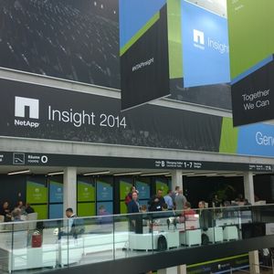 Die NetApp Insight 2014 fand im CityCube in Berlin statt. Erstmals waren neben Partnern und Entwicklern auch Kunden eingeladen.