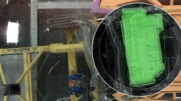 Den Euro-NCAP-Crashtest bestand der Volvo V60 Plug-in-Hybrid als beste Fahrzeug mit Elektromotor (Bild: Volvo)