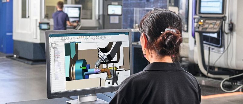 AI will not make CNC experts obsolete in the foreseeable future but can facilitate and accelerate their work in the form of a CAM co-pilot.(Image: Siemens)