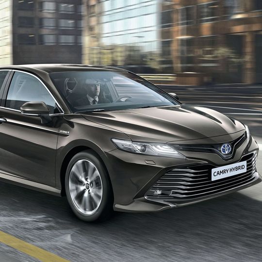 Der Toyota Camry ist in der achten Generation bereits seit 2017 in den USA erhältlich. Anfang 2019 kommt er auch nach Westeuropa.(Bild:  Toyota)