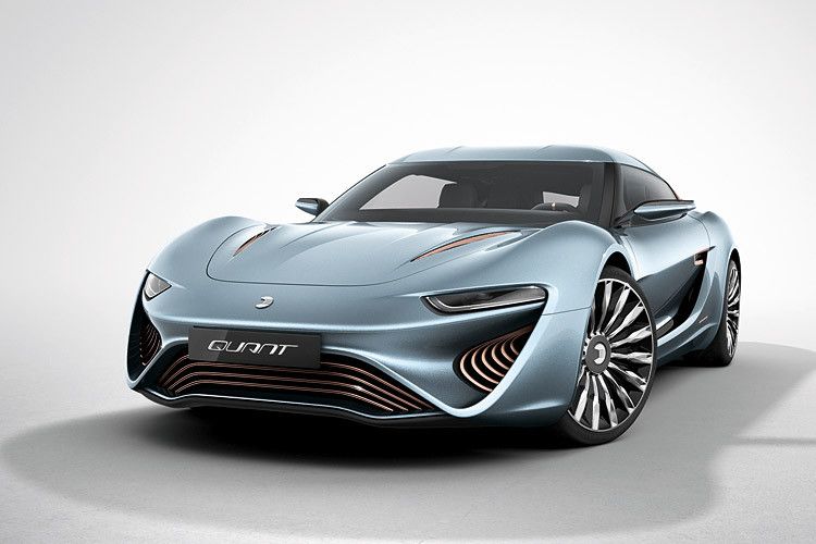 Der Flügeltürer Quant E hat nach Abnahme durch den TÜV jetzt die Straßenzulassung erhalten und ist damit nach Unternehmensangaben das erste Auto, das mit Flusszelle vollelektrisch auf Deutschlands Straßen fährt. (Foto: Nanoflowcell)