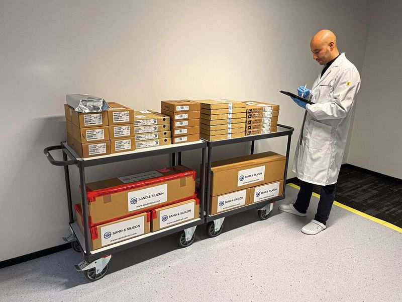 ESD-Lager von Sand & Silicon (Bild: Sand & Silicon)