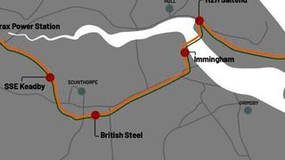 The Zero Carbon Humber Site Map  (Equinor	)