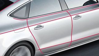 Bild 1: Ausgewählte Designmerkmale moderner Pkw-Karossen. (Bild: Audi)