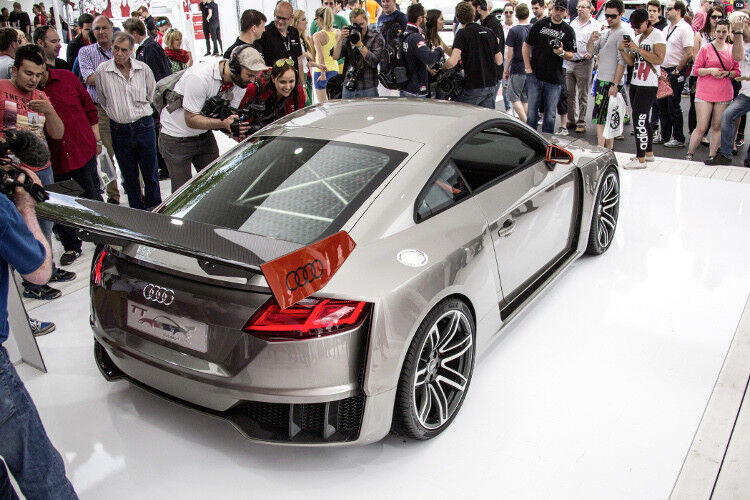 Das Fahrzeug wurde GTI-Treffen am Wörthersee erstmals vorgestellt und umlagert. (Foto: Audi)