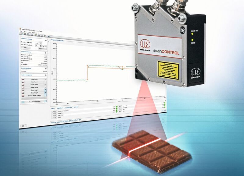 Laser-Scanner von Micro-Epsilon sorgen bei der Produktion von verschiedenen Schokoladensorten für Genuss in Perfektion. (Micro-Epsilon)