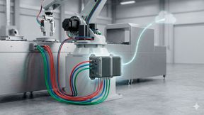 Edge-First-Monitoring ist das "Nervensystem" einer modernen Industrie. Die Intelligenz wandert konsequent dorthin, wo die Daten entstehen, während das Zentrum für den übergreifenden Kontext zuständig bleibt. (Bild: KI-generiert)