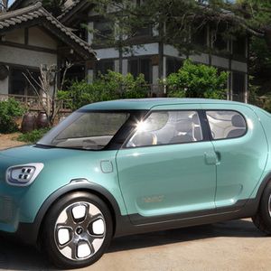 Auf der Seoul Motor Show zeigte Kia die Elektro-Studie Naimo, die koreanische Tradition und technische Innovation verbinden sollte.(Foto:  Kia)