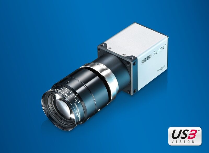 Baumer hat zur VISION 2014 die Visi-Line um die USB3-Vision-Schnittstelle erweitert. So lassen sich die leistungsfähigen Kameras auf einfache Weise mit einer Ein-Kabellösung in die Anwendungen einbinden. (Bild: Baumer)