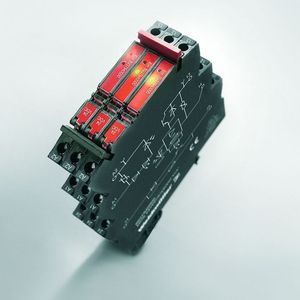 Solid-State Relais (SSR) Microopto Actor dienen als Schaltverstärker für Aktoren bis DC 24 V/2 A und lassen sich speziell für induktive Lasten, wie Magnetventile und Schütze, sicher schalten.  Bilder: Weidmüller