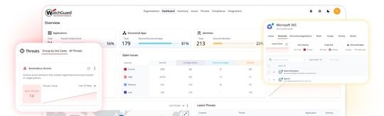 WatchGuard CloudDR bietet durchgängige Transparenz, integrierte Erkennung und automatisierte Reaktionsmöglichkeiten für Cloud-Anwendungen über eine einzige, mandantenfähige Plattform.(Bild:  WatchGuard Technologies)
