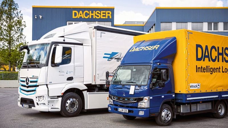 Dachser will den vollelektrischen 18-Tonner „eActros“ von Daimler für die „Emission- free Delivery“ einsetzen. (Dachser)