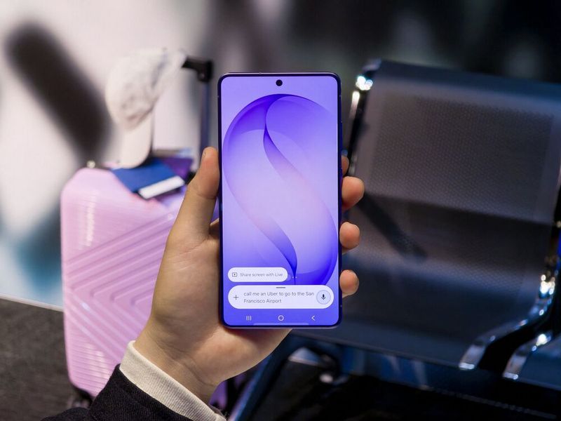 Die mitdenkende Samsung-KI kann unter anderem auch dafür sorgen, dass bei Bedarf automatisch ein Taxi gerufen wird. (Bild: Samsung)