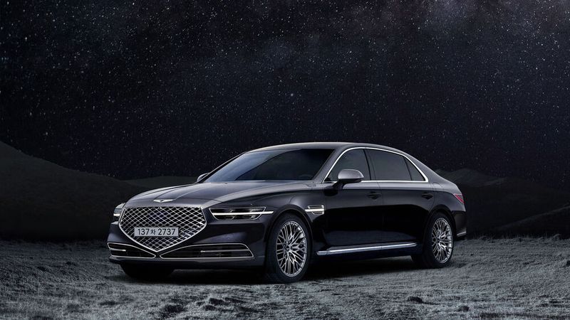 Mit dem G90 hat Genesis zudem ein Oberklassemodell am Start. (Bild: Genesis)