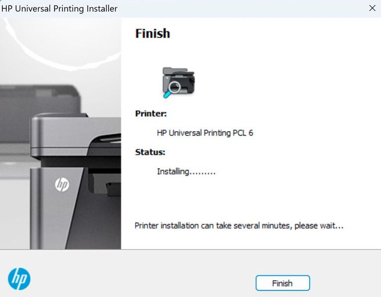 Installation des HP Universal Print Drivers 2023. (Bild: Joos - HP)