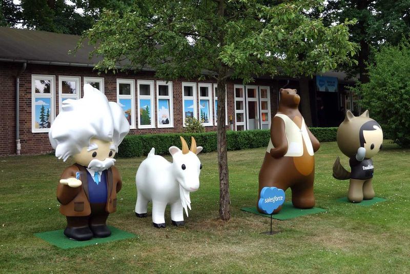 Salesforce rückte seine Trailhead-Charaktere in Szene. (Srocke)