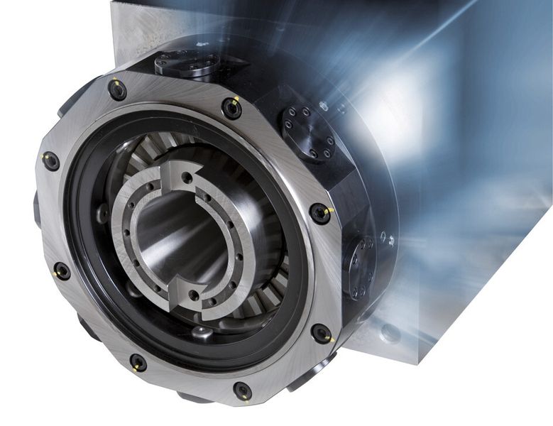 Bild 3: Das Hommel-Clamp-Spannsystem für Drehwerkzeuge sorgt für eine sichere und stabile Aufspannung des Werkzeughalters. (Bild: Siemens)