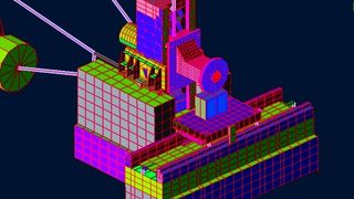Die Simulation der Schleifmaschine mit dem Finite-Elemente-Modell erhöht die Entwicklungssicherheit. (Archiv: Vogel Business Media)