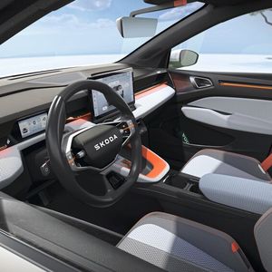 Auch im Innenraum schlägt sich das Design nieder.(Bild:  Skoda)