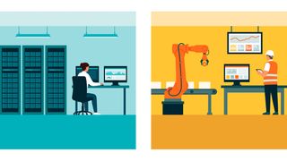 Bei der Partnerschaft geht es unter anderem um die Integration von Information Technology (IT) und Operational Technology (OT). (Bild: elenabsl - stock.adobe.com)