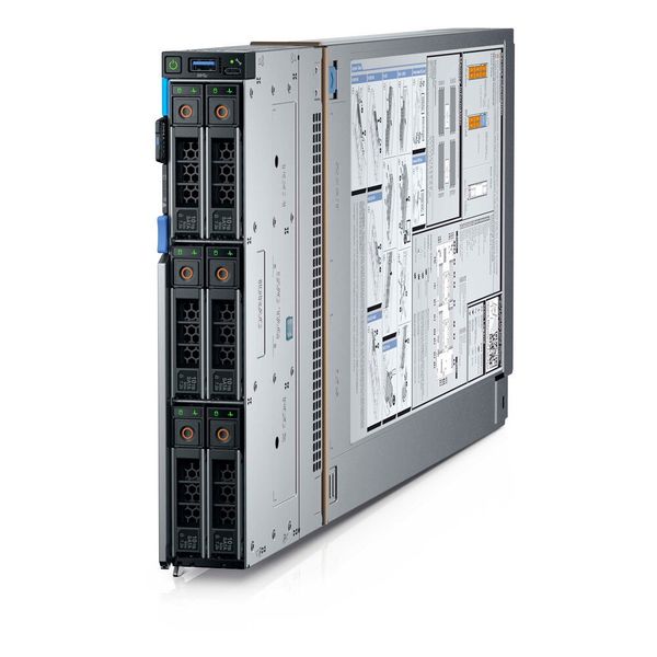 Der Poweredge MX740c ist der Dual-CPU-Server für den Poweredge MX. (Dell)