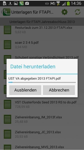 Aktuell gibt es die FTAPI Mobile App nur für Android. Für iOS soll die App ab Herbst 2014 verfügbar sein. (Bild: FTAPI)