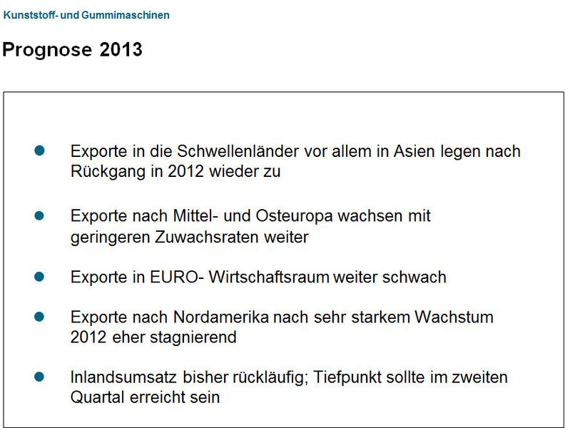Aktuelle Daten des VDMA-Fachverbands Kunststoff- und Gummimaschinen. (Bild: VDMA)