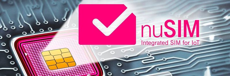 nuSIM ist eine integrierte SIM-Lösung speziell für den IoT-Markt. Sie macht die übliche SIM-Komponente überflüssig, denn die SIM-Funktion ist Teil des Chipsatzes. (Bild:  Deutsche Telekom)