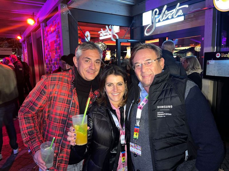 Dejan und Graziella Markovic mit Ingo Waldhoff, XEROX (Bild: Vogel IT-Medien GmbH)