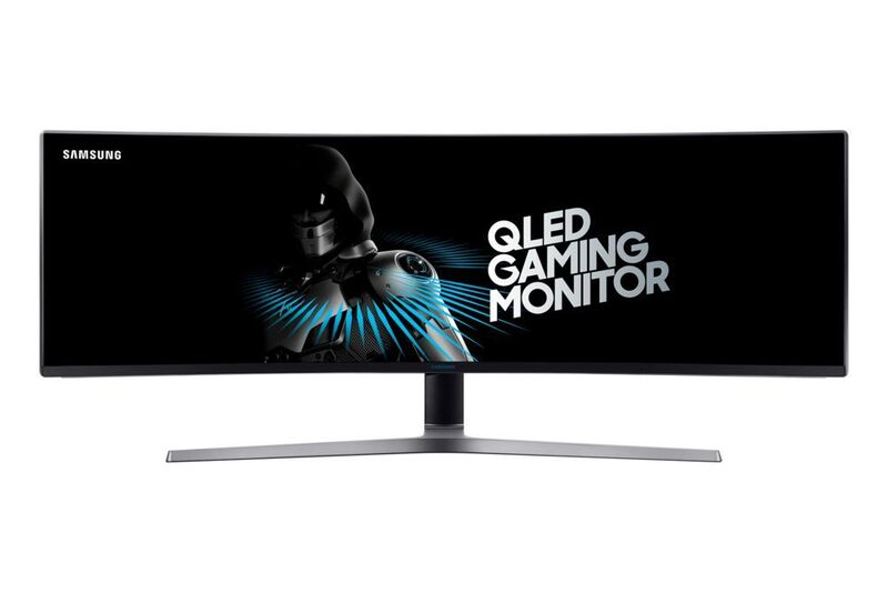 Der QLED-Gaming-Monitor CHG90 von Samsung ist der weltweit erste HDR-fähige Ultra-Wide-Gaming-Monitor in 49 Zoll. (Samsung)