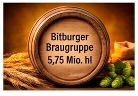 Platz 7 – Bitburger Braugruppe – 5,75 Millionen Hektoliter (Bild: Gemini 3 Pro Image / KI-generiert)