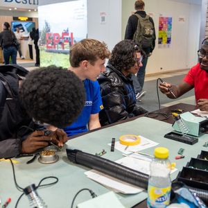 Vues du Salon des Métiers et de la Formation de Lausanne 2025(Source :  © Gabriel Lado)