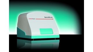 Abb. 1 Beschleunigt die Molekulardiagnostik: Speedscan, der PCR-Endpunktdetektor im Plattenreaderformat, ermöglicht die Auswertung bzw. Fluoreszenzmessung in jedem Well einer vollständig belegten 96er-Mikroplatte in 50 Sekunden. (Archiv: Vogel Business Media)