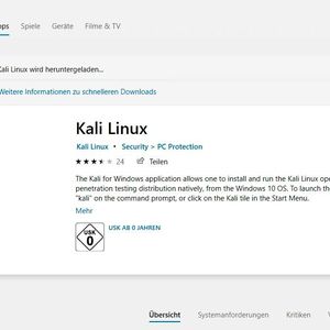 Mit dem Windows-Subsystem für Linux lassen sich Linux-Distributionen wie Kali-Linux direkt in Windows 10 und Windows Server 2019 integrieren.