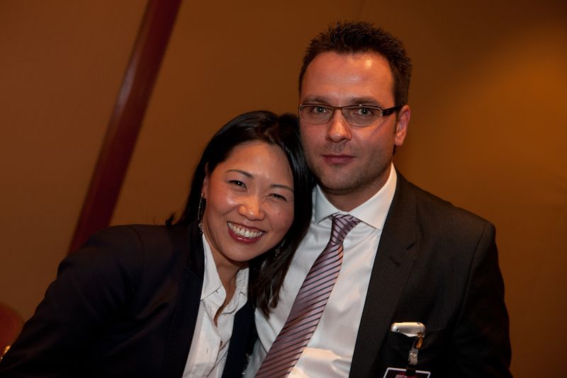 Sun Spornraft (Samsung) mit Gernot Sonnek (ActionIT) (Archiv: Vogel Business Media)