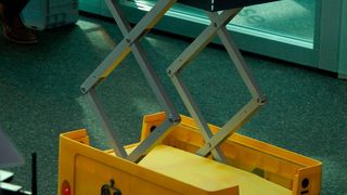 Einen ersten Blick auf „Emili“ gab es auf der Hauptpressekonferenz der 15. Logimat in Stuttgart zu erhaschen. (Maienschein)