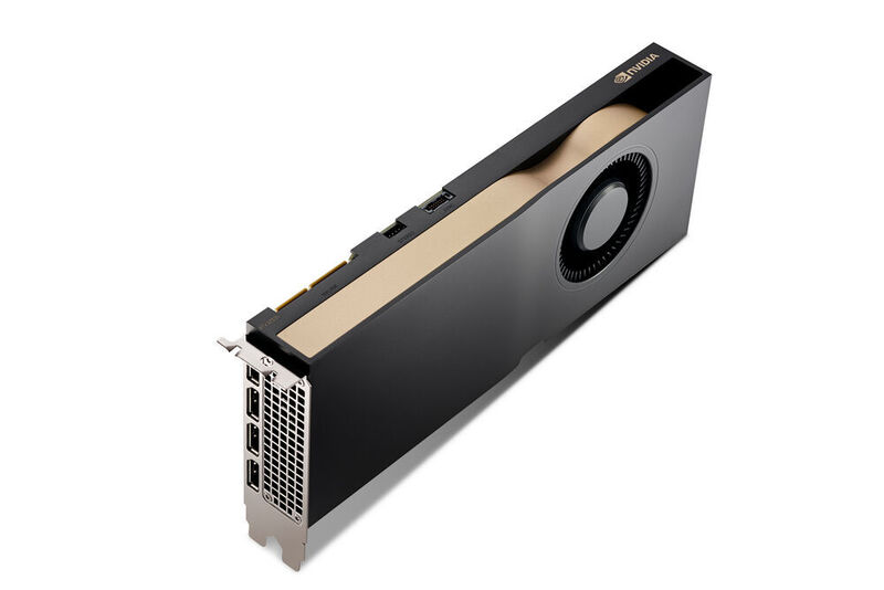 Eine neue Ampere-Karte für Desktop-Workstations ist die RTX A5500 mit 24 GB ECC-GDDR6. (Nvidia)