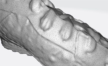 Abb. 6. Die Oberfläche dieses Objekts besteht aus kleinen Polygonen. (Bild: © Cisco)