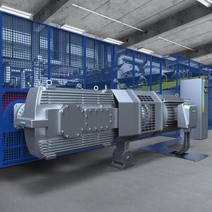 Integrated Drive Systems im praktischen Einsatz: Bei einer Förderanlage sind Getriebe, Motor und Umrichter perfekt aufeinander abgestimmt.