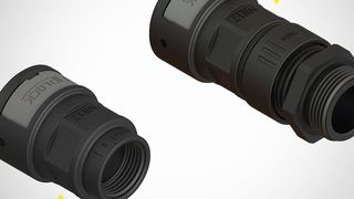 Zwei neue Produktgruppen – die Innengewindeverschraubung Afpa und die Zugentlastungs-Verschraubung Azpa – ergänzen das Verbindungssortiment der Serie Fiplock ONE von Fränkische Industrial Pipes. (Fänkische)