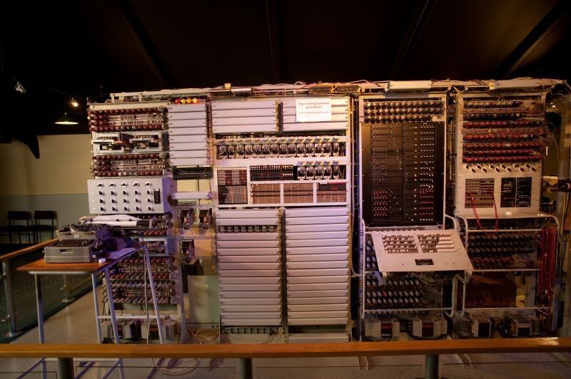 Der erste elektronische Computer der Welt: Colossus, hier der funktionsfähige Nachbau im NMOC (NMOC)