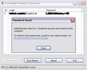 Facebook-Login knacken – Freeware liest Passwort aus Browser-Speicher ...