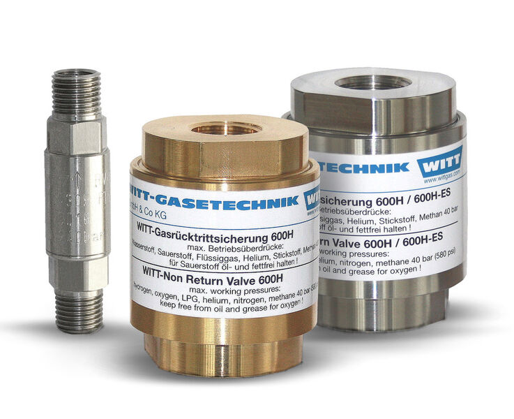 For applications in the high-pressure range, the German manufacturer WITT provides two models—one with a maximum operating overpressure of 300 bar (4350 psi)—in its current 600H and 800-ES series. (Picture: Witt)