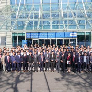 Feierliche Eröffnung des Batteriewerks von Webasto in Dangjin am 3. Mai 2022.(Bild:  Webasto)