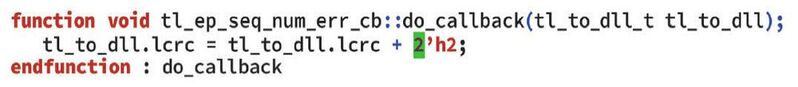 Bild 3: Das Auffüllen der do_callback-Methode. tl_to_dll ist eine Instanz des TLP-Sequenzelements an der DLL.
