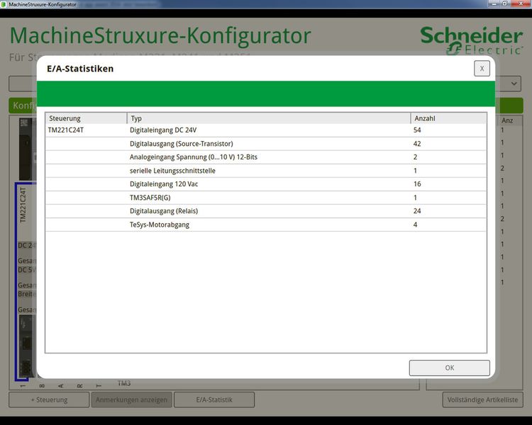 Mit der MachineStruxure-Konfigurator App von Schneider Electric können Steuerungen ausgewählt und funktionsfähige Steuerungskonfigurationen erstellt werden. ( Schneider Electric)