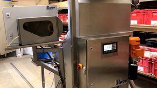 Die Rollen des elektrischen Antriebssystems Ergomove 1000 von Blickle ließen sich nahtlos in die Gesamtsteuerung des Vitaminwagens WDW Dosing Jet integrieren. (Bild: Blickle)