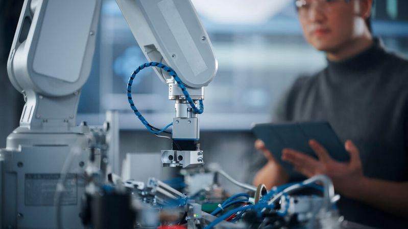 Viele Länder investieren aktuell Milliarden in die Robotik. (Bild:  Gorodenkoff - stock.adobe.com)